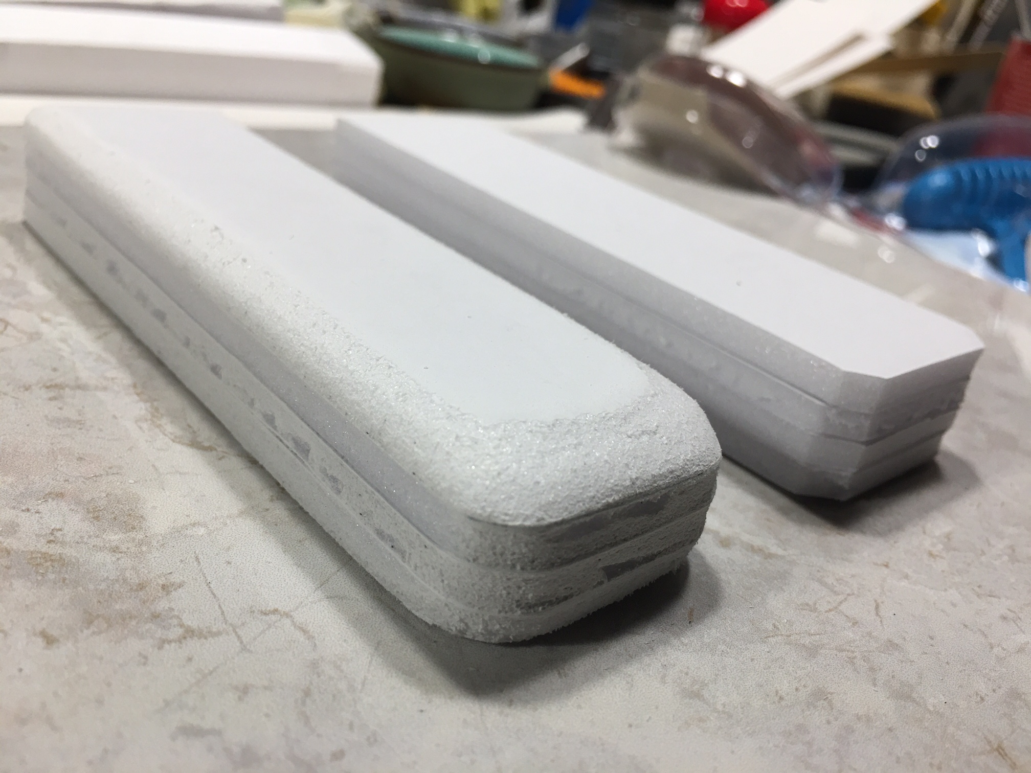 Can you sand foam board? Yes, kinda… JACKIE FERRIER